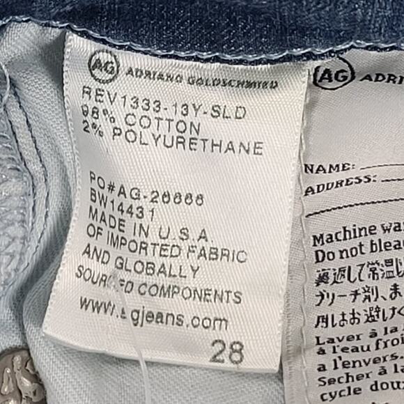 Adriano Goldschmeid women's The Stilt Roll Up Size 28 jeans Designer - Picture 10 of 12